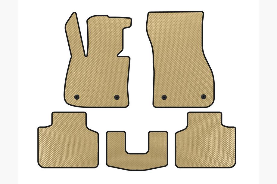 BMW 2-sarja Active Tourer F45/F46 2014–2021 EVA-auton lattiamatot (F45, beige) Image