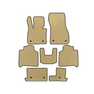 EVA-kaukalomatot (F46, 3 riviä, beige) BMW 2-sarja Active Tourer F45/F46 2014–2021