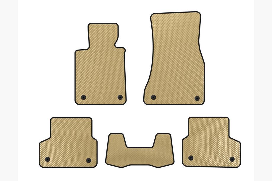 BMW 5-sarja G30/G31 2017–2023 EVA-lattiamatot (Beige) Image
