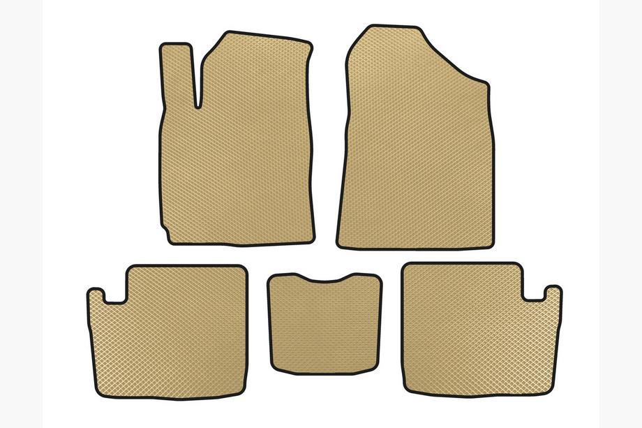 Chery Tiggo 1 2005–2016 EVA-kaukalomatot (2005-2009, Beige) Image