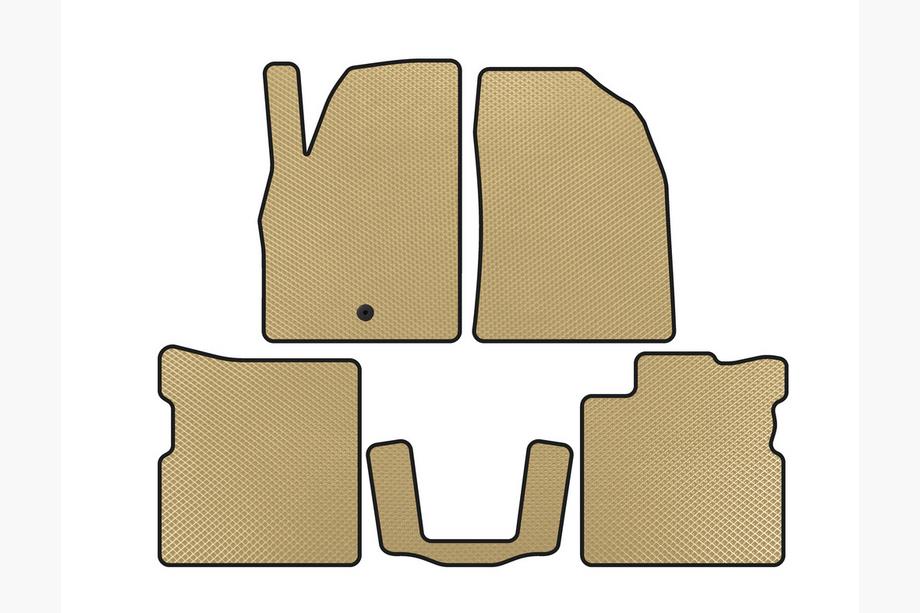 Chevrolet HHR 2005–2011 EVA-lattiamatot (Beige) Image