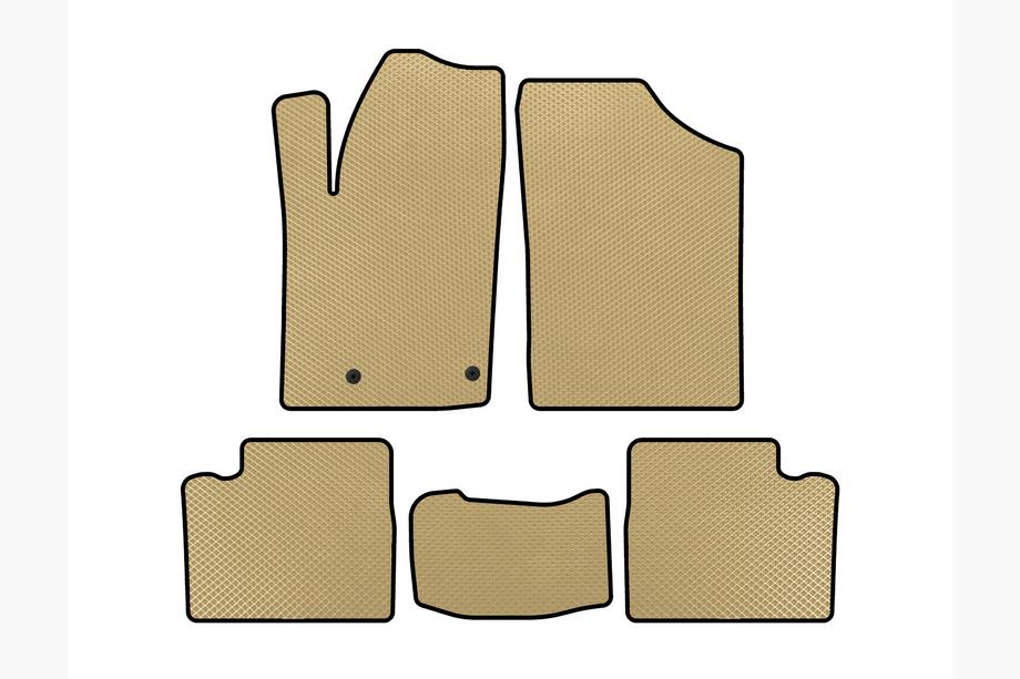 Citroen Berlingo 1996–2008 EVA-lattiamatot (Beige) Image
