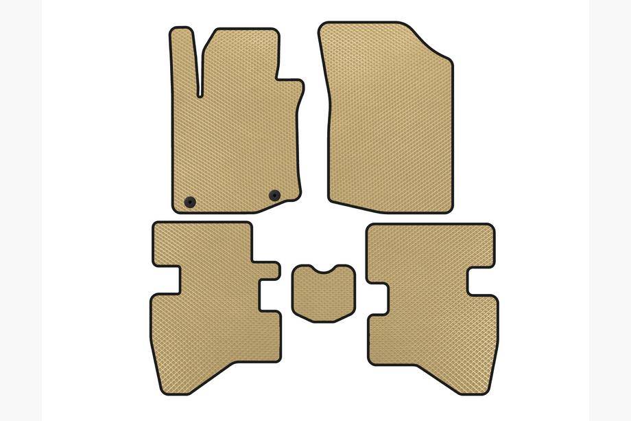 Citroen C-1 2005–2014 EVA-lattiamatot (HB, Beige) Image