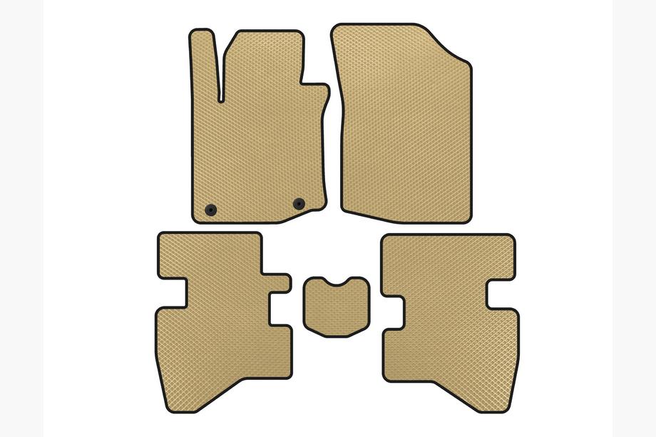 Citroen C-1 2014–2021 EVA-lattiamatot (HB, Beige) Image