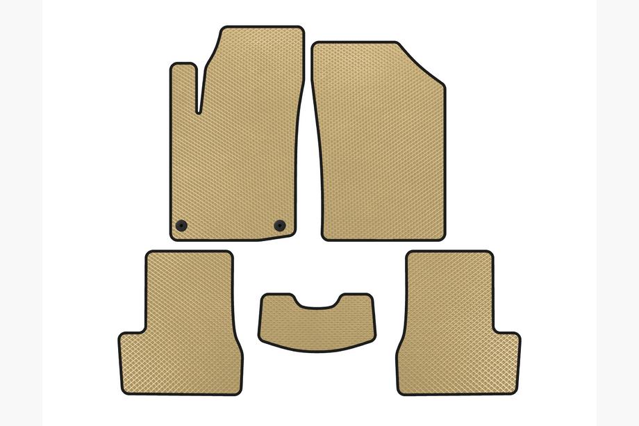 Citroen C-3 2009–2016 EVA-lattiamatot (HB, Beige) Image