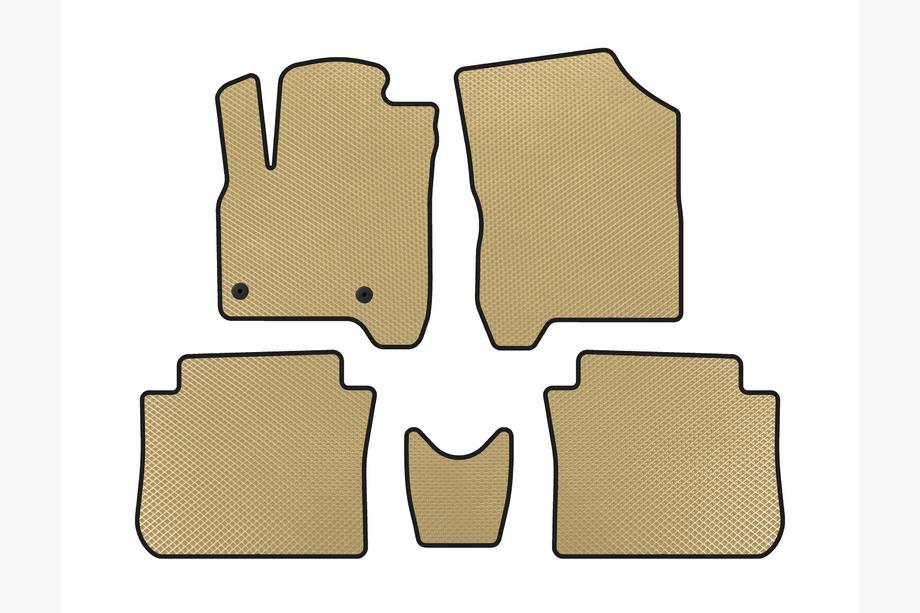 Citroen C-3 Picasso 2010–2017 EVA-lattiamatot (Beige) Image