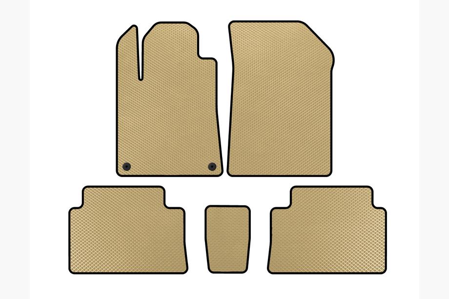 Citroen C-5 2001–2008 EVA-lattiamatot (Beige) Image