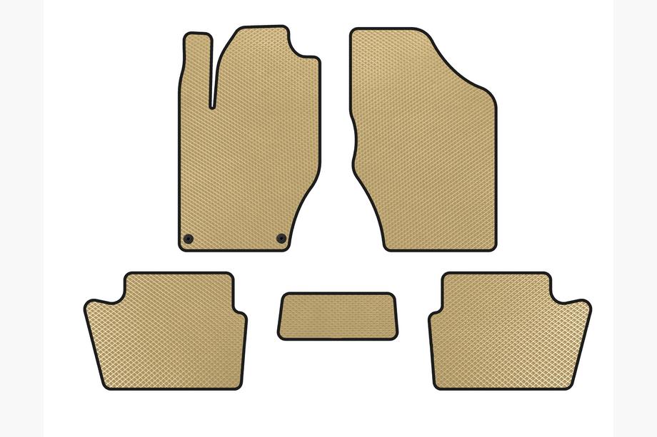 Citroen DS-4 2010–2015 EVA-lattiamatot (HB, ennen faceliftia, beige) Image