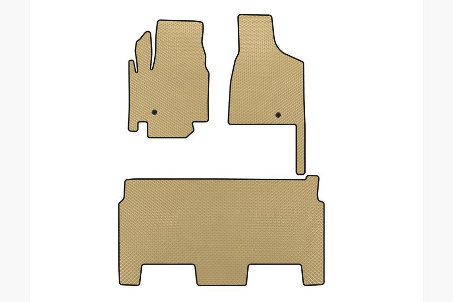 Dodge Grand Caravan V 2008–2020 EVA-automattosarja (2008-2020, 2 riviä, 8-paikkainen/varustetaso SXT, beige) Image