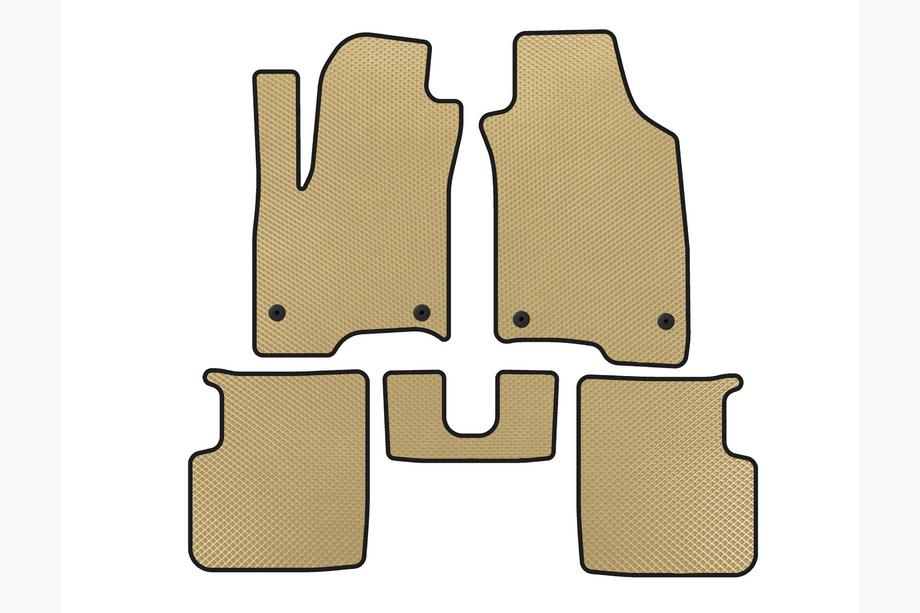 Fiat Panda 2011–2023 EVA-lattiamatot (Beige) Image