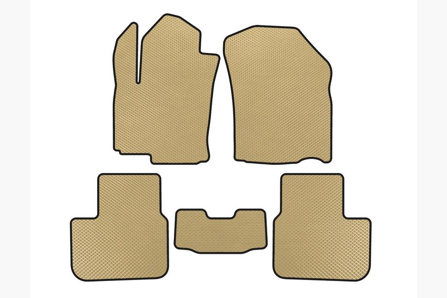 Fiat Sedici 2006–2014 EVA-lattiamatot (HB, Beige) Image