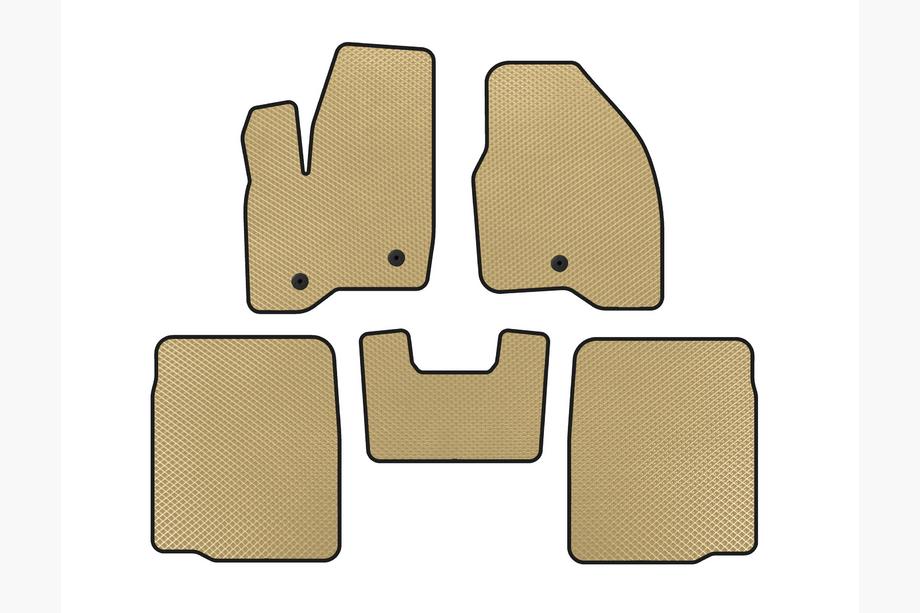 Ford Explorer 2011–2019 EVA-lattiamatot (2 riviä, 2011-2015, beige) Image
