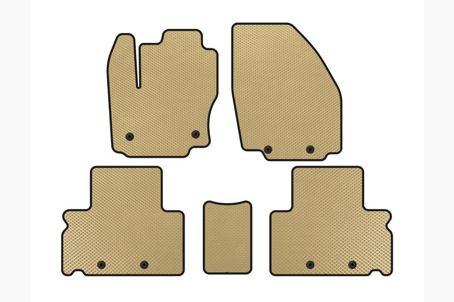 Ford S-Max 2007–2014 EVA-lattiamatot (Beige) Image