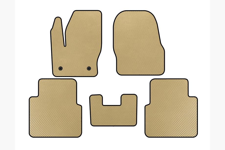 Ford Connect 2014–2021 EVA-lattiamatot (Beige) Image