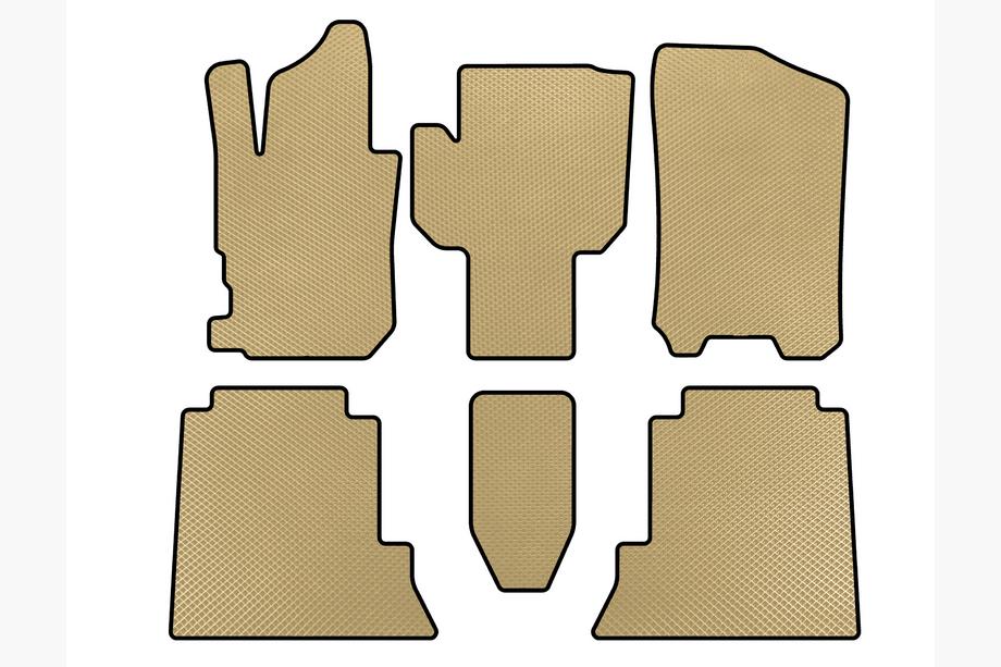 Honda FR-V 2004–2009 EVA-lattiamatot (Beige) Image