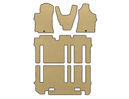 Hyundai H300, H1, Starex 2008–2020 EVA-mattosarja (koko matkustamo, beige) kuva 1