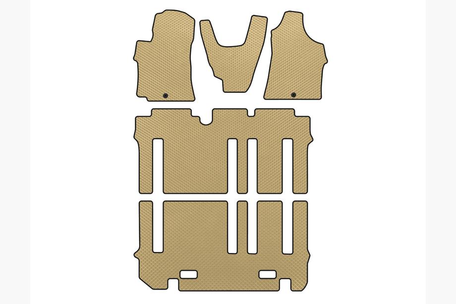 Hyundai H300, H1, Starex 2008–2020 EVA-mattosarja (koko matkustamo, beige) Image
