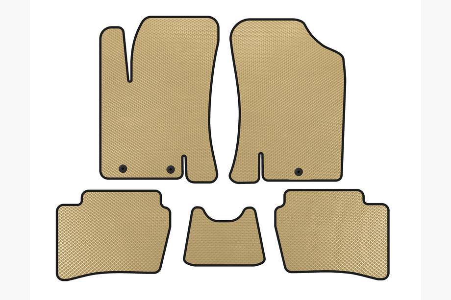 Hyundai I-20 2008–2012 EVA-lattiamatot (HB, Beige) Image