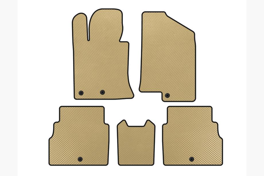 Hyundai Sonata YF 2010–2014 EVA V2 -auton matot (Beige) Image