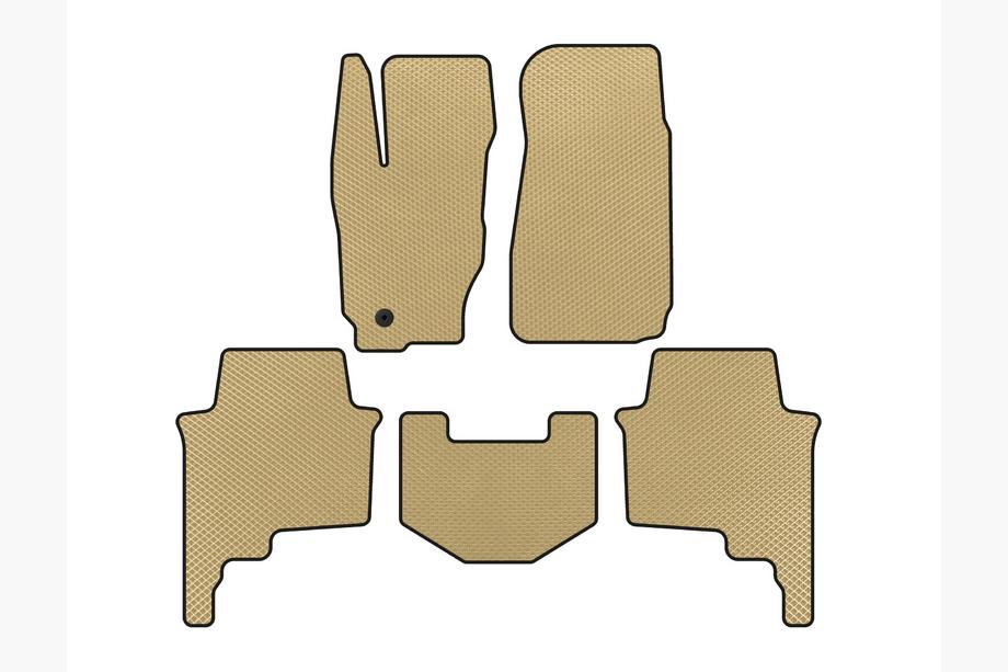 Jeep Commander 2005–2010 EVA-lattiamatot (Beige) Image