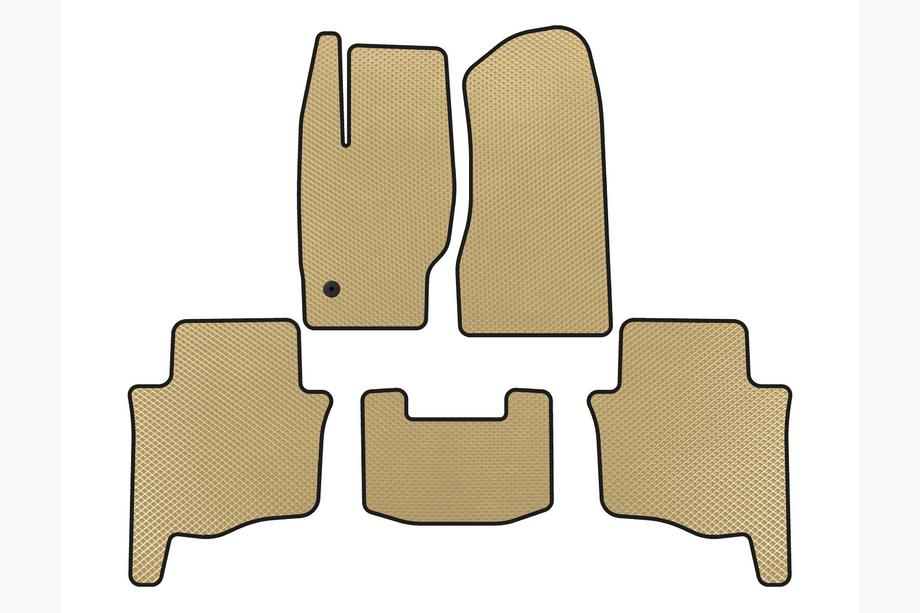 Jeep Grand Cherokee WK 2004–2010 EVA-lattiamatot (Beige) Kuva 1