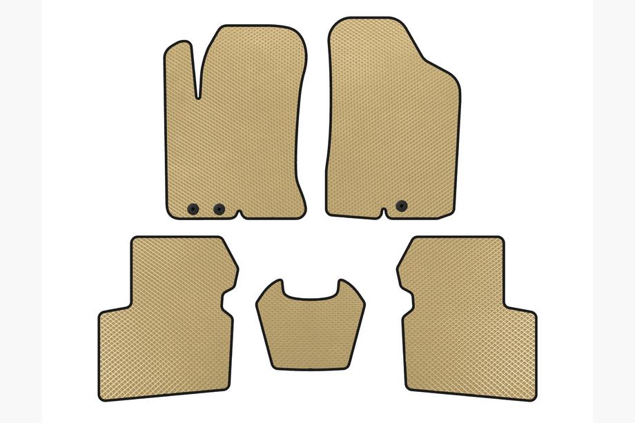 Kia Cerato 2 2010–2013 EVA-matot (SD, Beige) Image