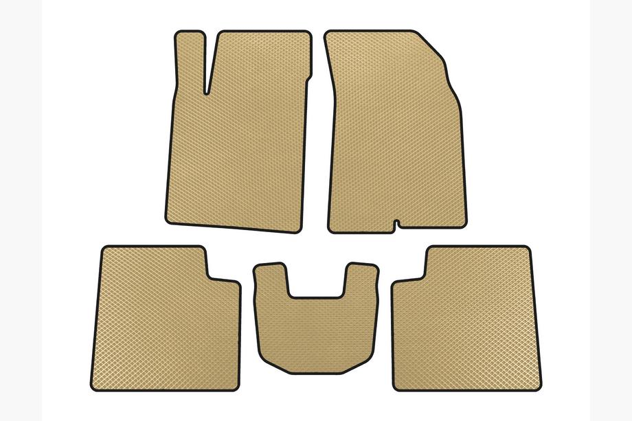 Kia Opirus 2003–2010 EVA-lattiamatot (Beige) Image