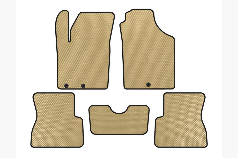 Kia Picanto 2011–2016 EVA-lattiamatot (Beige) Image