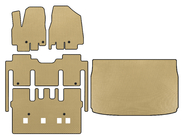 Kia Sedona 2014–2020 EVA-mattosarja matkustamoon (täysi sarja, 8-paikkainen, beige) kuva 1