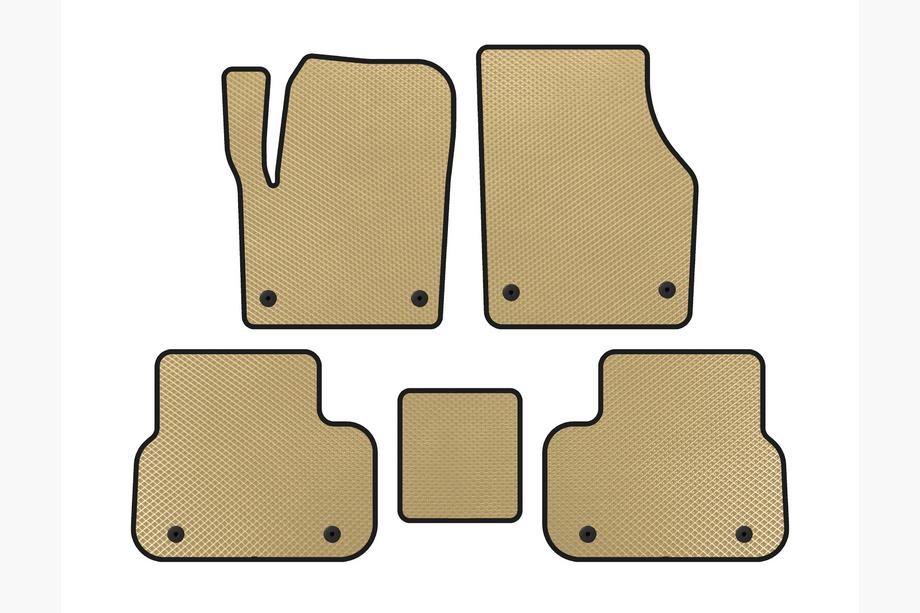 Land Rover Discovery Sport 2014– EVA-auton matot (2014-2019, 2 riviä, Beige) Image