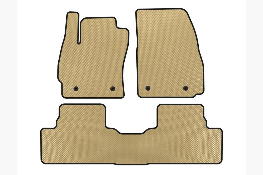 Mazda 5 2010–2018 EVA-lattiamatot (2 riviä, beige) Image