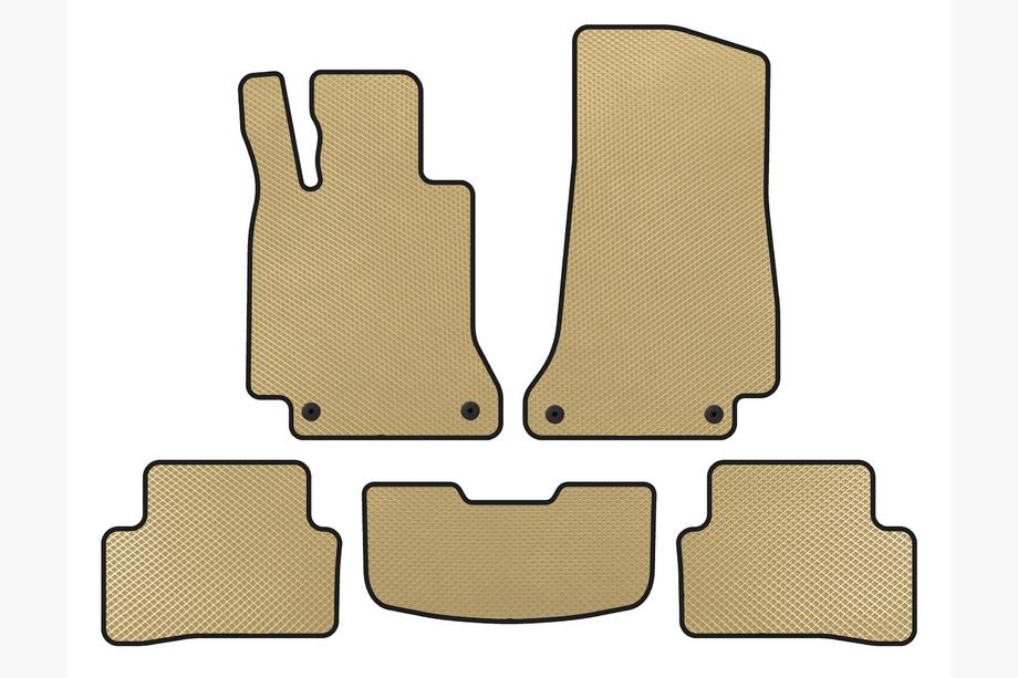 Mercedes C-class W205 2014–2021 EVA-matot (SD, Beige) Image