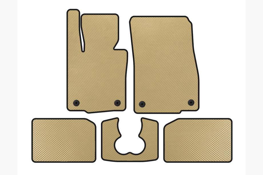 Mini Cooper F55/56/57 2014–2023 EVA-lattiamatot (S F55, 5-ovinen, beige) Image