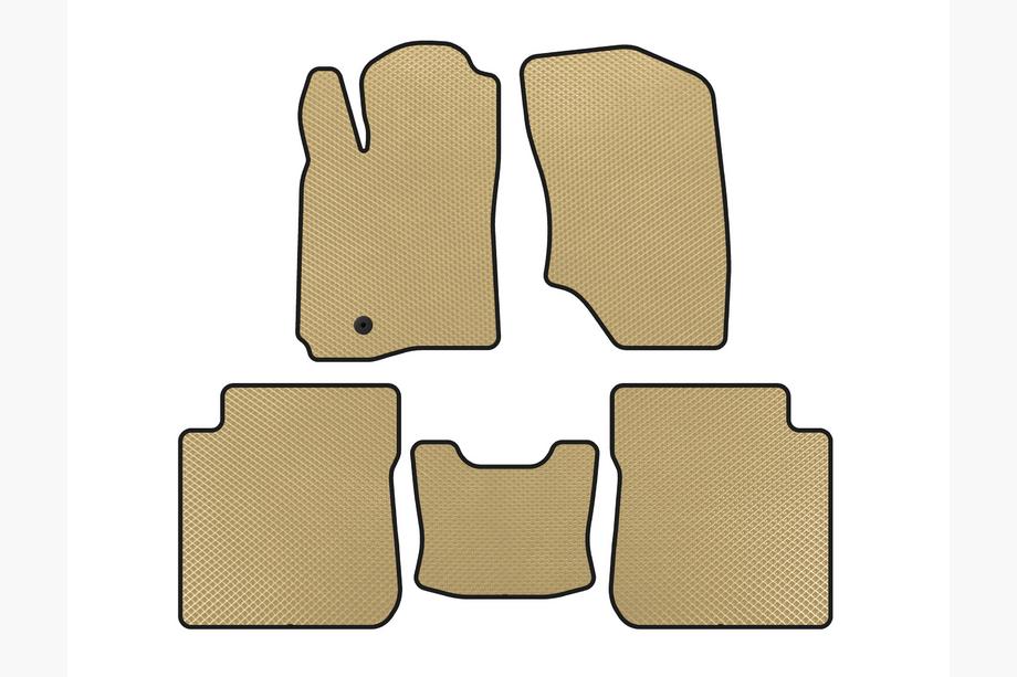 Mitsubishi Outlander 2001–2006 EVA-lattiamatot (Beige) Image