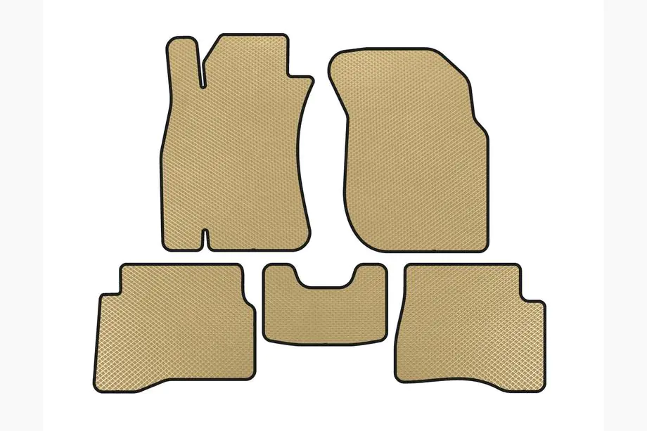 Nissan Almera N16 2000–2006 EVA-matot (SD, Beige) Image