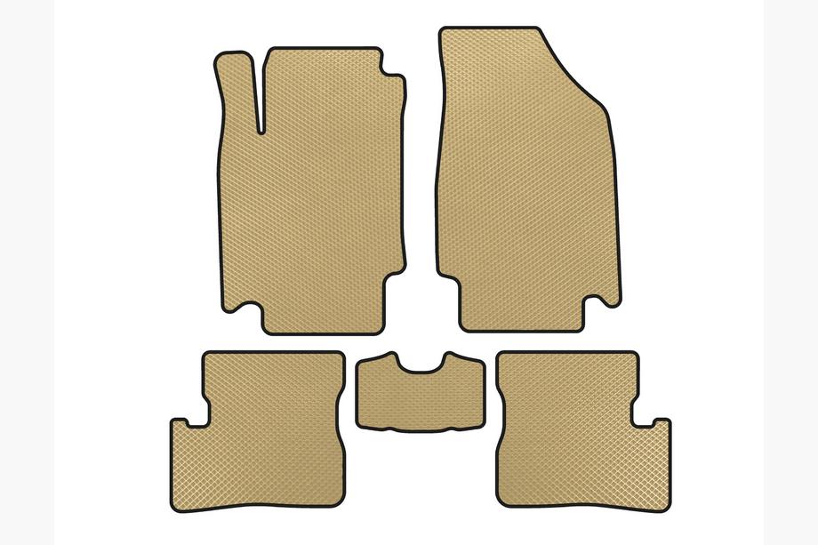Nissan Micra K12 2003–2010 EVA-lattiamatot (HB, Beige) Image
