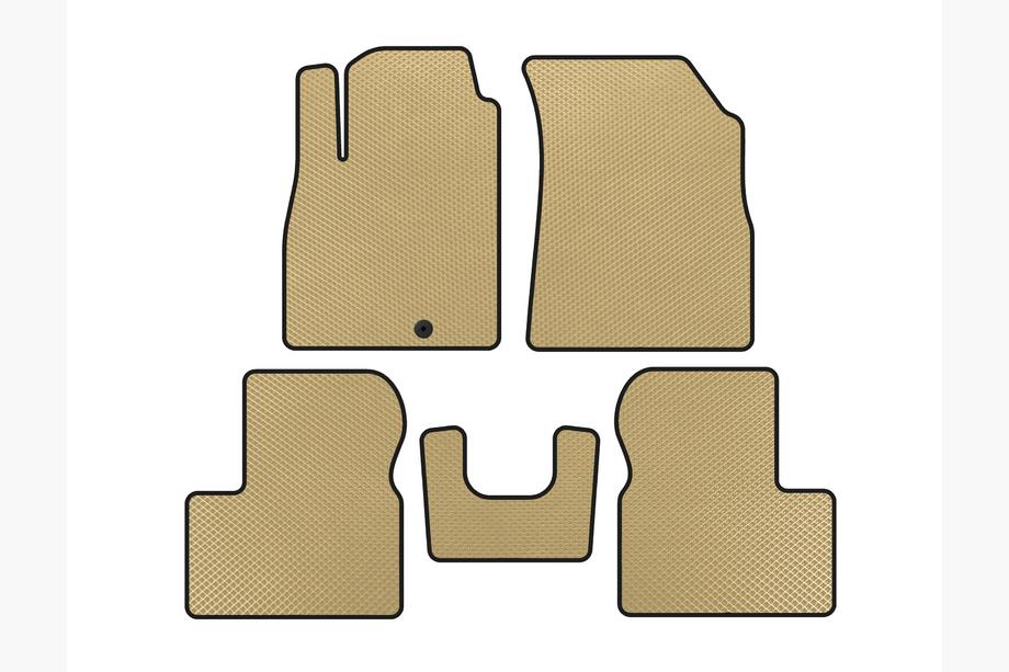 Nissan Micra K13 2011–2016 EVA-lattiamatot (Beige) Image