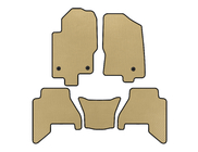 Nissan Pathfinder R51 2005–2014 EVA V2 lattiamatot (2 riviä, beige, 2010-2014) kuva 1
