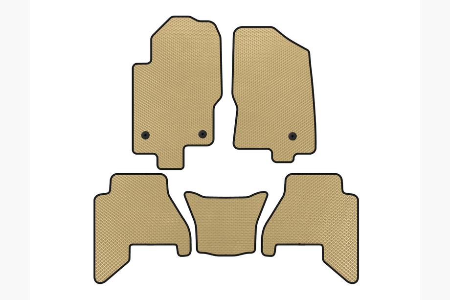 Nissan Pathfinder R51 2005–2014 EVA V2 lattiamatot (2 riviä, beige, 2010-2014) Image
