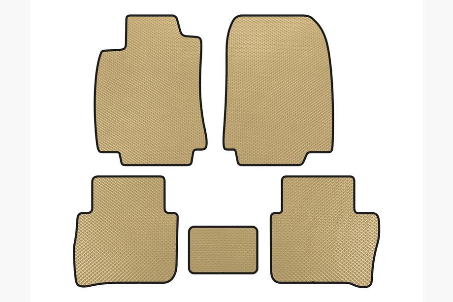 Nissan Tiida 2011–2014 EVA-lattiamatot (HB, Beige) Image