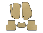 Opel Zafira B 2005–2011 EVA-lattiamatot (2 riviä, beige) kuva 1