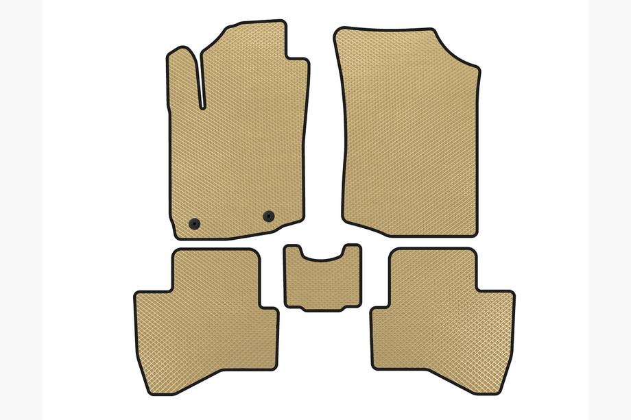 Peugeot 108 2014–2021 EVA-lattiamatot (HB, Beige) Image