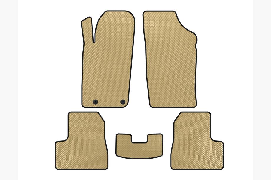 Peugeot 206 1998–2024 EVA-mattosarja (2009-2013, Beige) Image