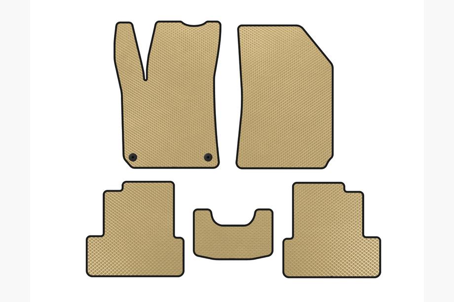 Peugeot 308 2014–2021 EVA-lattiamatot (beige, HB) Image