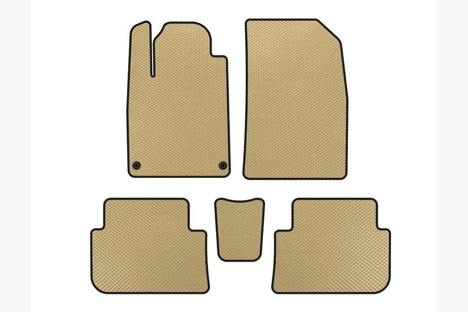 Peugeot 407 2004–2011 EVA-matot (SD, Beige) Image