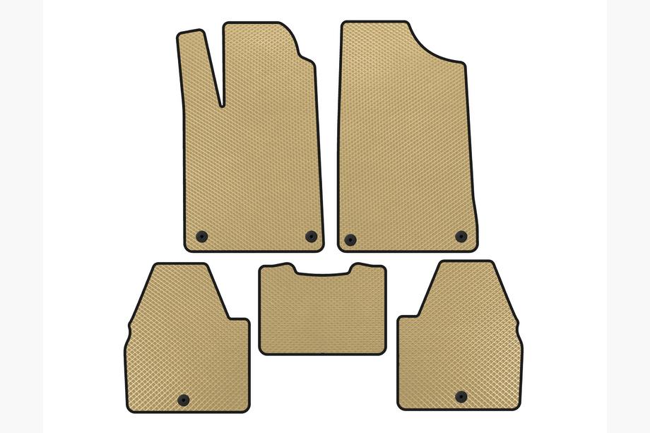 Peugeot 607 1999–2010 EVA-matot (SD, Beige) Image
