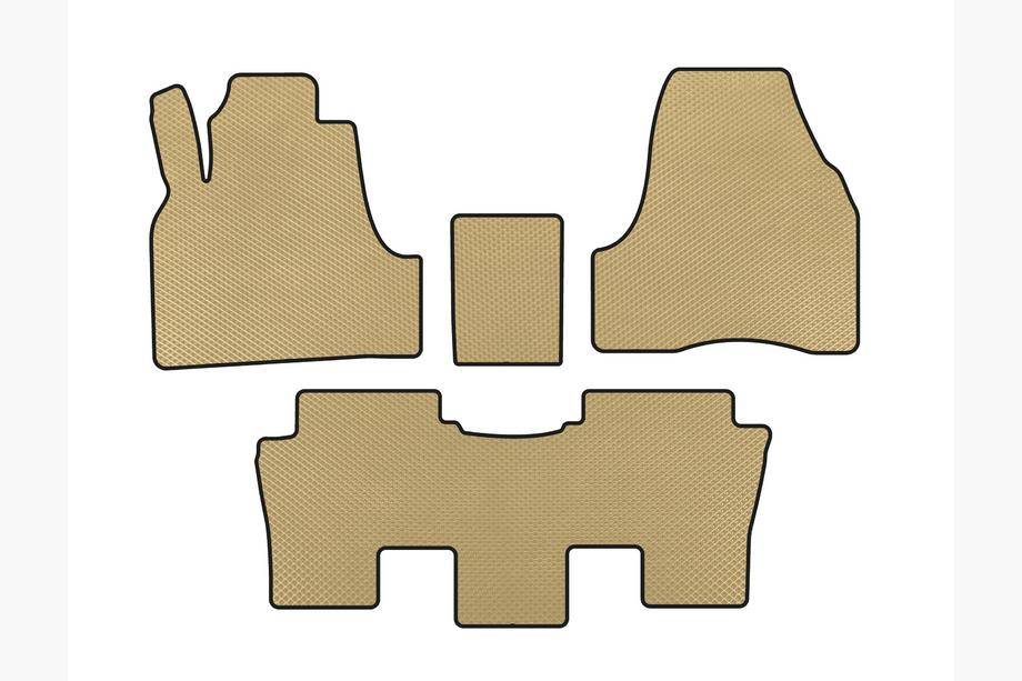 Peugeot 807 2002–2014 EVA-lattiamatot (Beige) Image