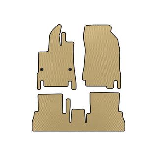 EVA-auton lattiamatot (7-paikkainen/pitkä akseliväli, beige) Peugeot Partner/Rifter 2019–