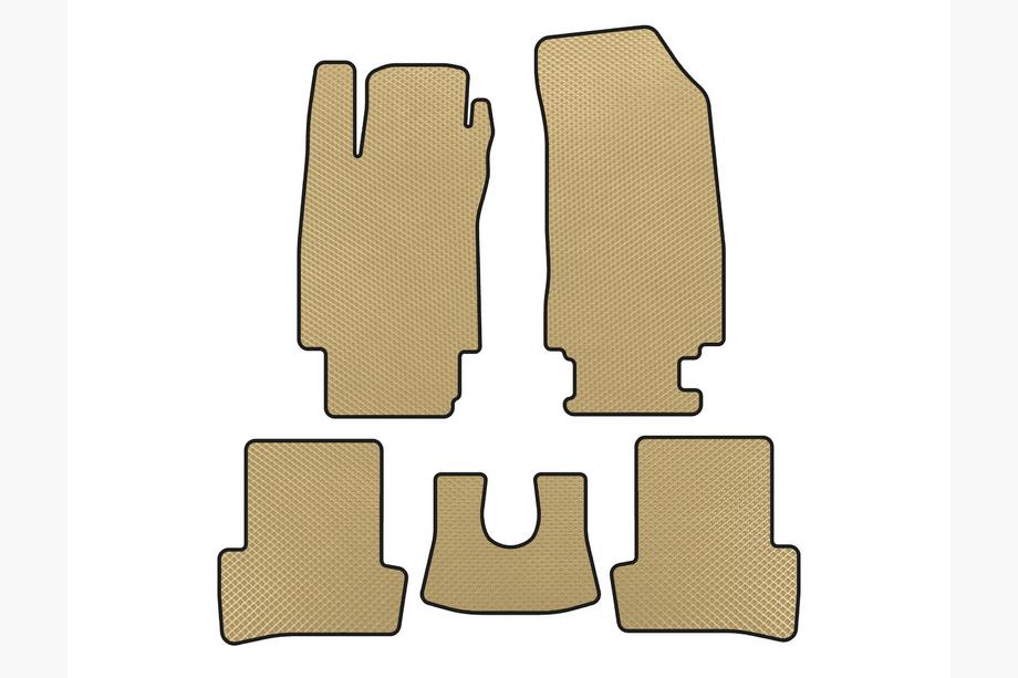 Renault Clio III 2005–2012 EVA-lattiamatot (Beige) Image