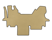 Renault Master 1998–2010 EVA-lattiamatot (2003-2010, beige) kuva 1